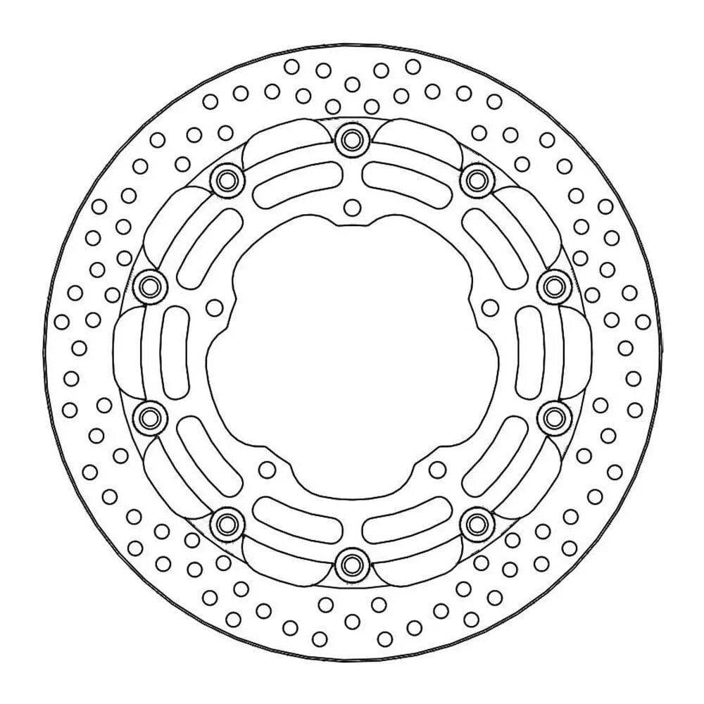 MOTO-MASTER Round Yamaha 112247 Brake Disc