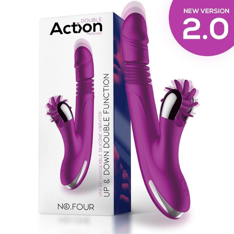 Вибратор Action No. Four Up and Down Vibrator with Rotating Wheel 2.0 Version