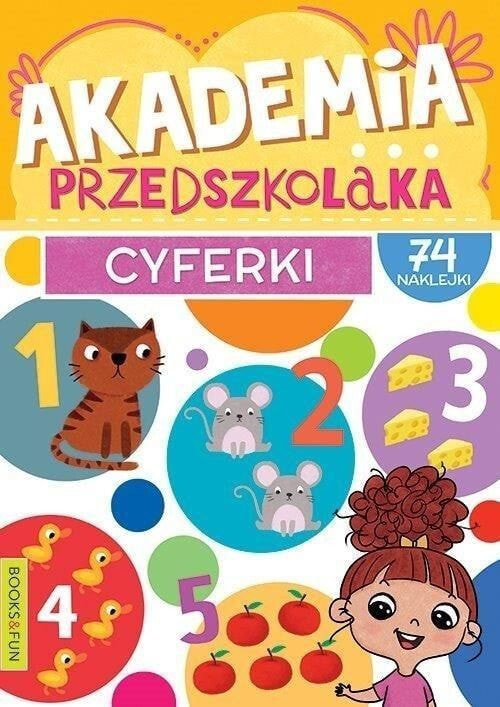 Раскраска для рисования Books And Fun Akademia przedszkolaka Cyferki
