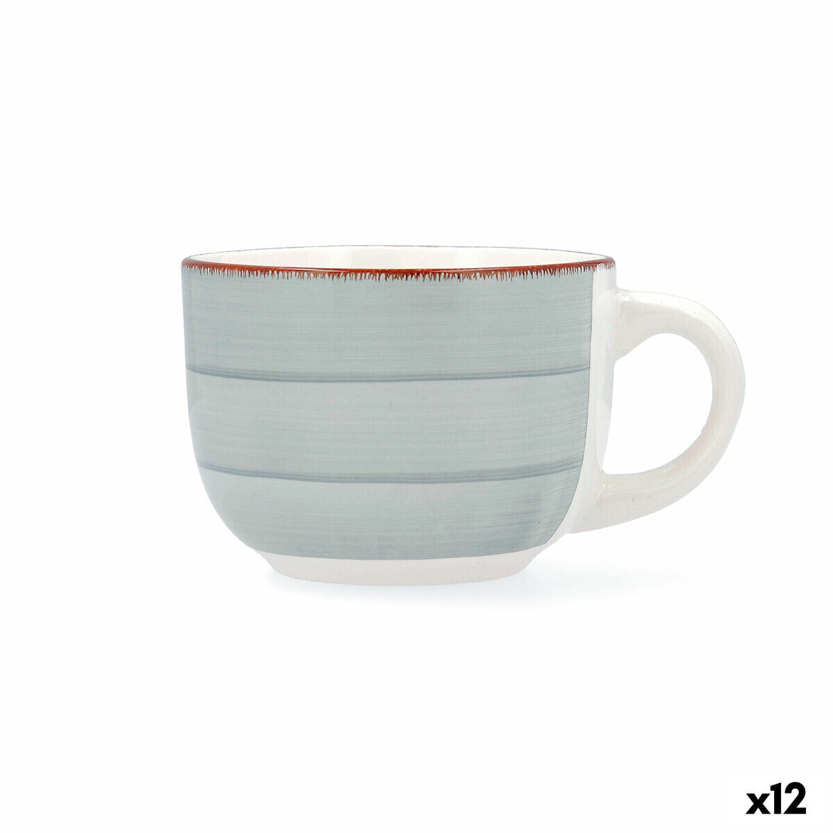 Cup Quid Vita Morning Ceramic Blue 470 ml