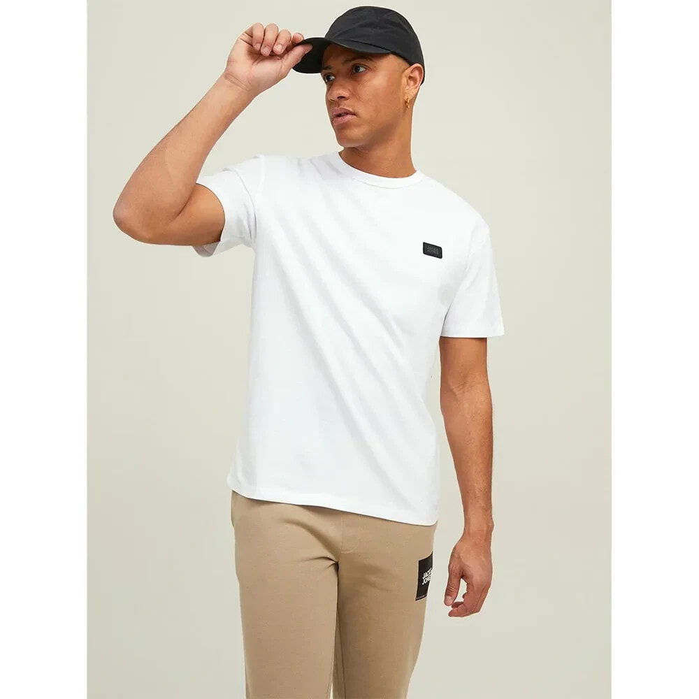 JACK & JONES Classic Waffle Badge Short Sleeve T-Shirt