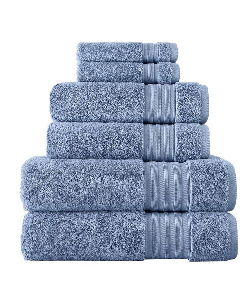 Laural Home turkish Spa Collection 6-Pc Cotton Towel Set