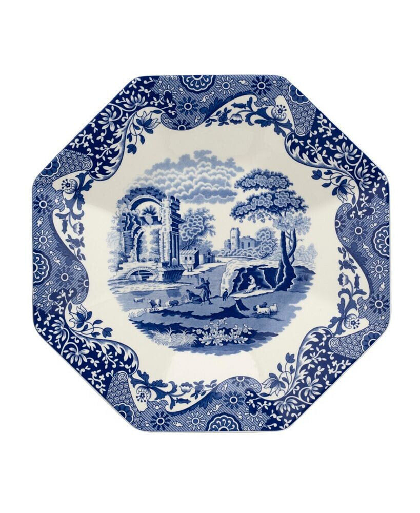 Blue Italian Octagonal Platter
