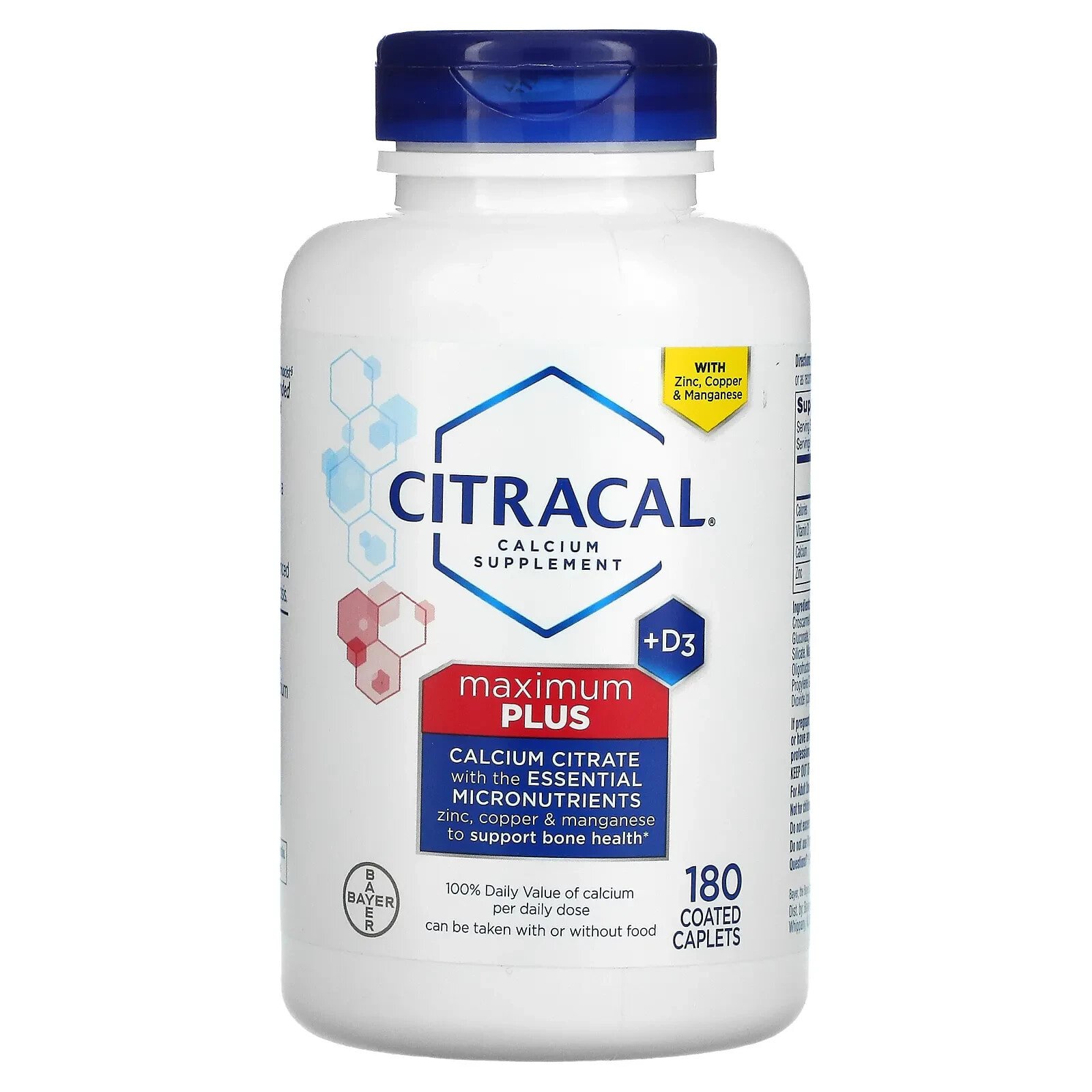 Citracal, Maximum Plus + D3, 180 капсул в оболочке