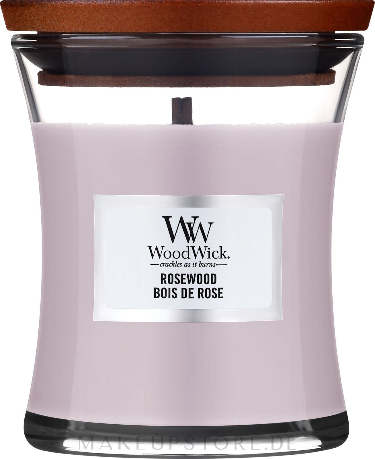 Duftkerze im Glas Rosewood - WoodWick Hourglass Candle Rosewood