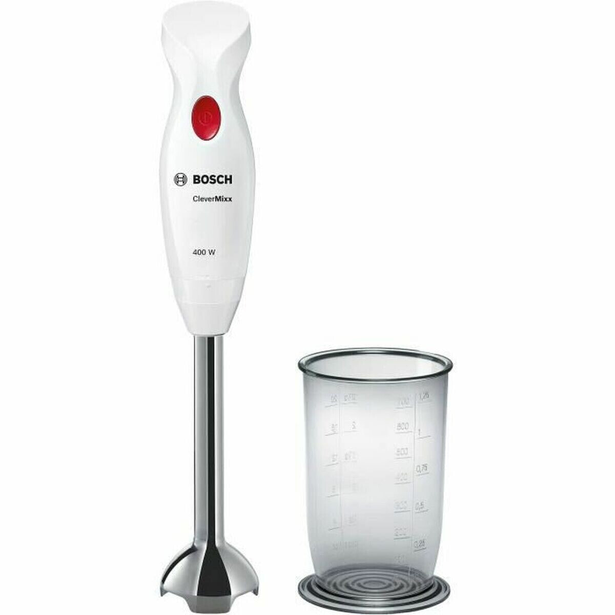 Hand-held Blender BOSCH MSM24100 CleverMixx White 400 W