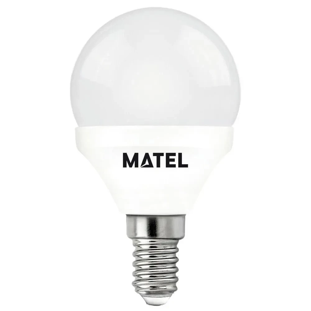 MATEL Dimmable E14 cool Spherical LED Bulb 7W