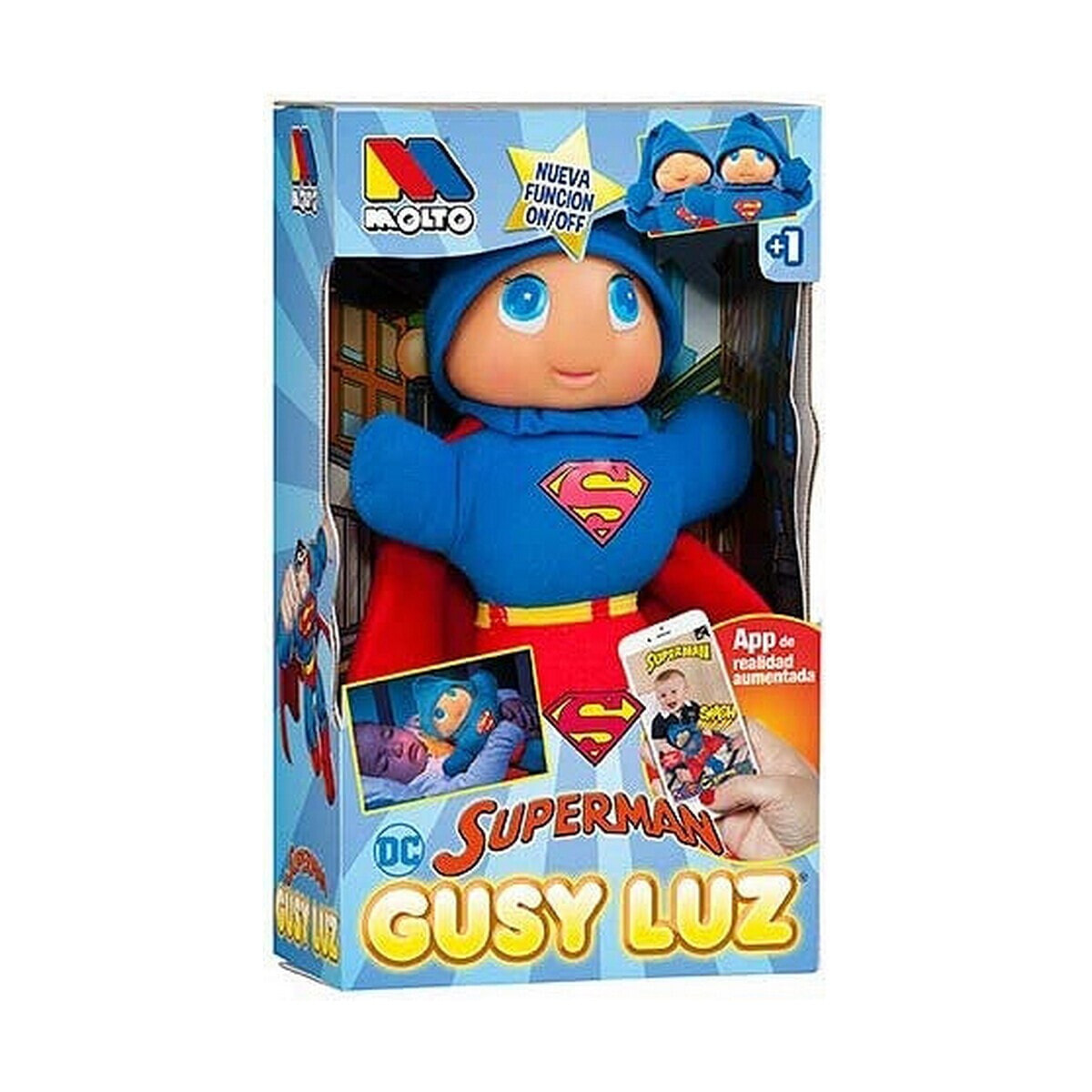 Fluffy toy My Other Me Superman Gusy Luz 28 cm