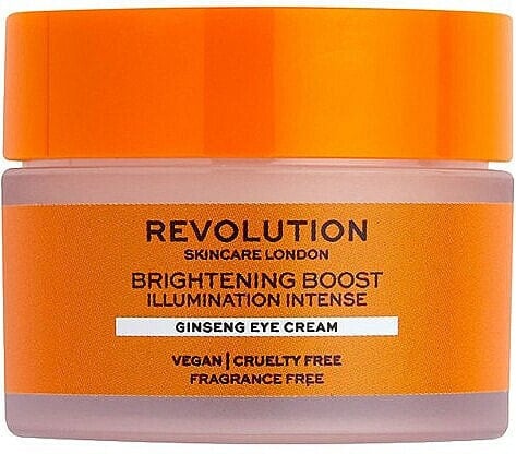 Aufhellende Augencreme mit Ginseng - Revolution Skincare Brightening Boost Ginseng Eye Cream