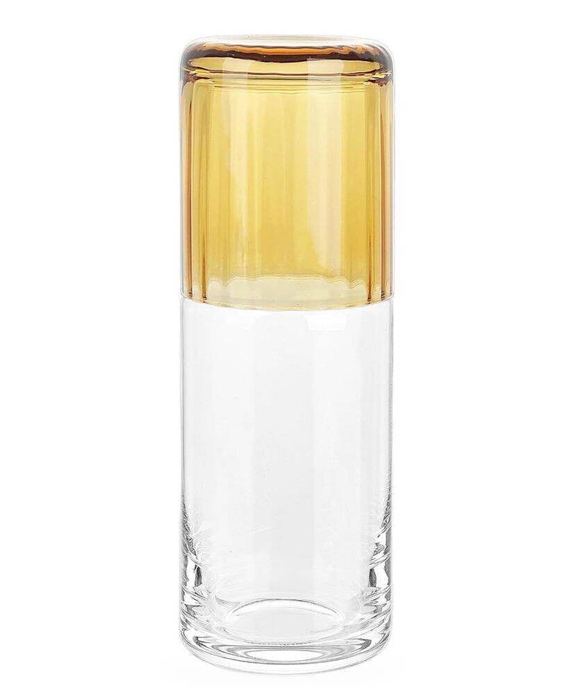 Jay Imports clear Carafe Set With Tumbler