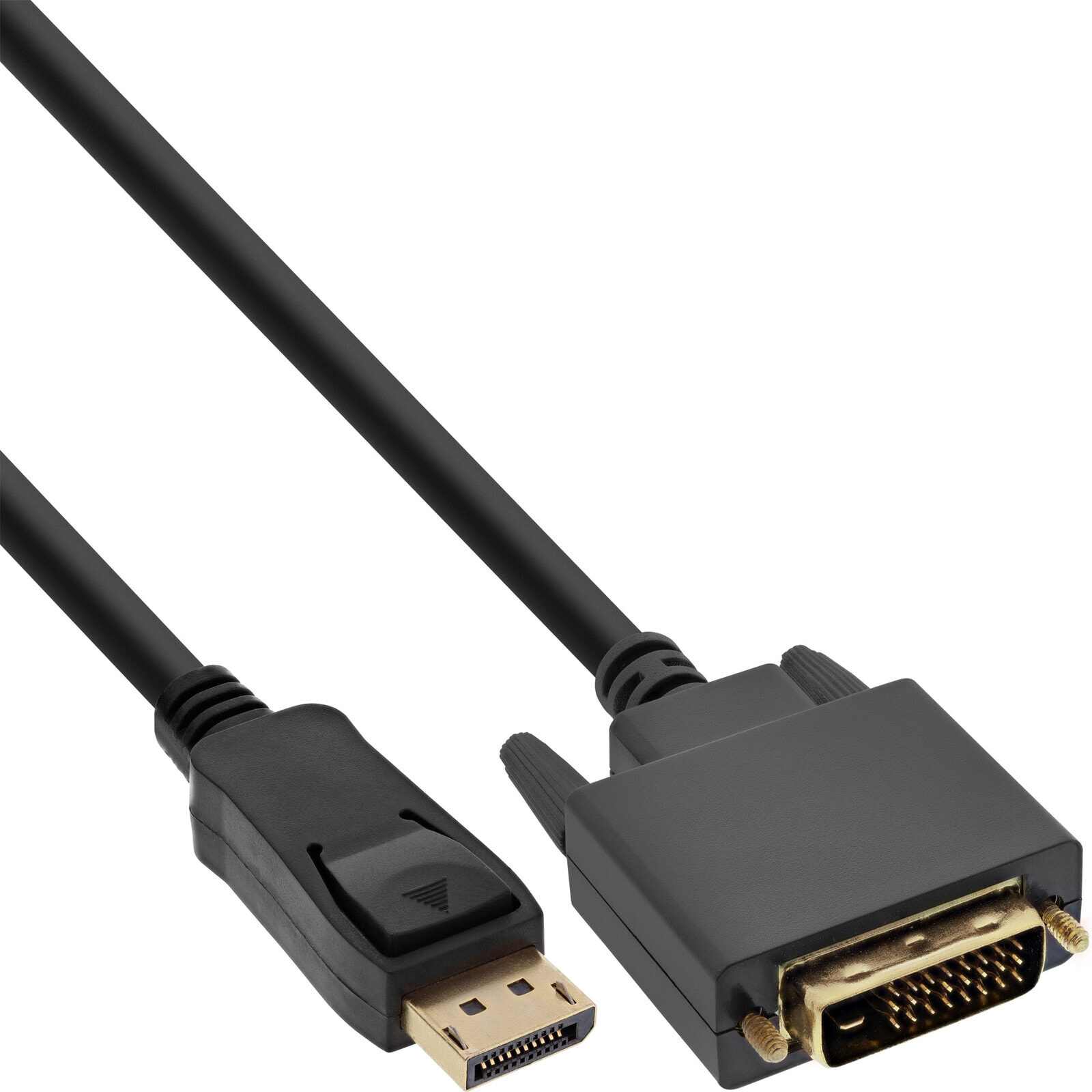 InLine 17110 видео кабель адаптер 10 m DisplayPort DVI-D Черный