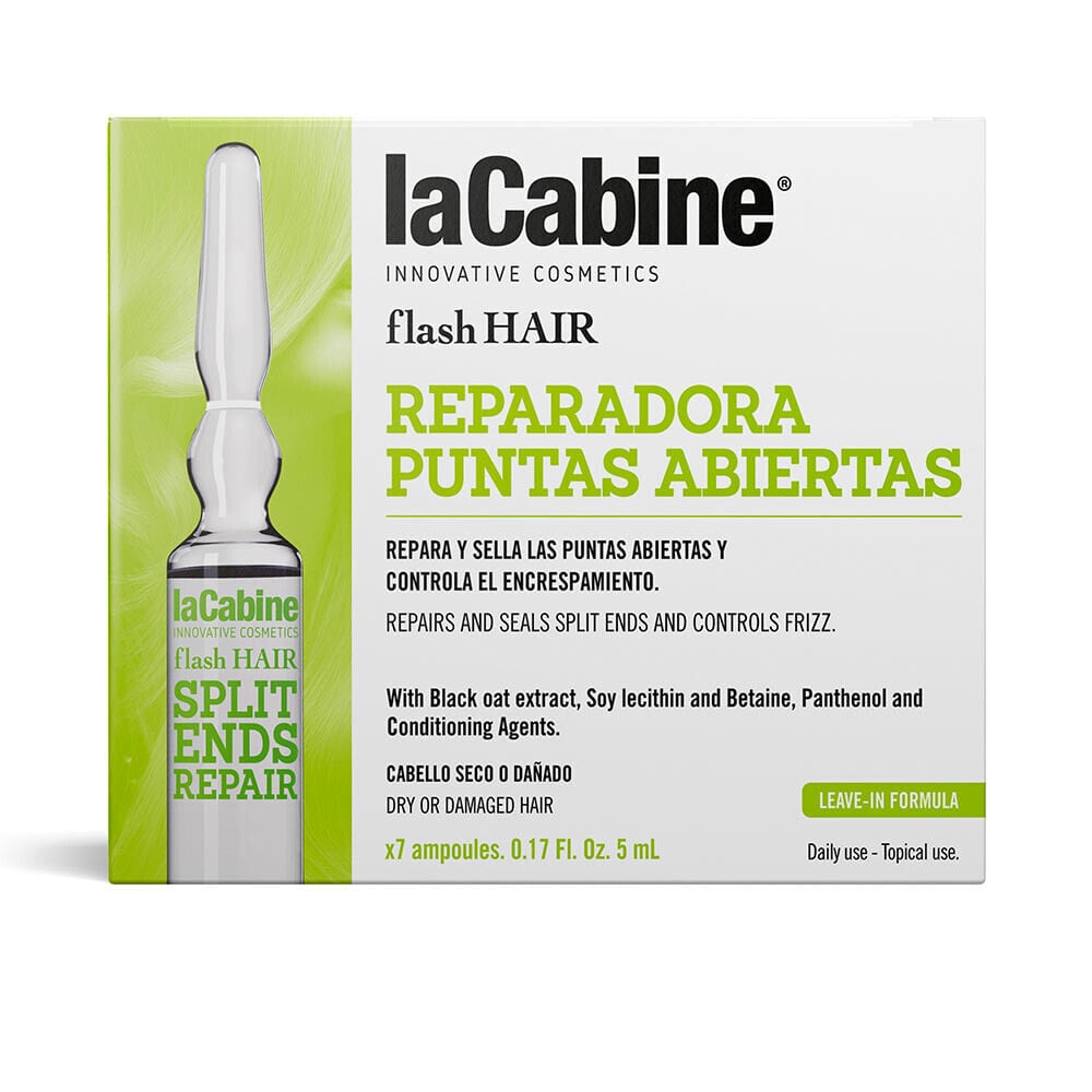 La Cabine Flash Hair Repair Ampules Восстанавливающие ампулы для поврежденных и секущихся волос 7 х 5 мл