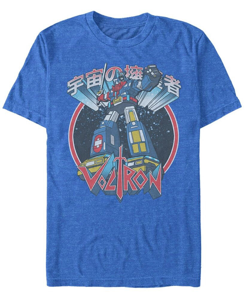 Voltron Defender of the Universe Men's Poster Short Sleeve T-Shirt