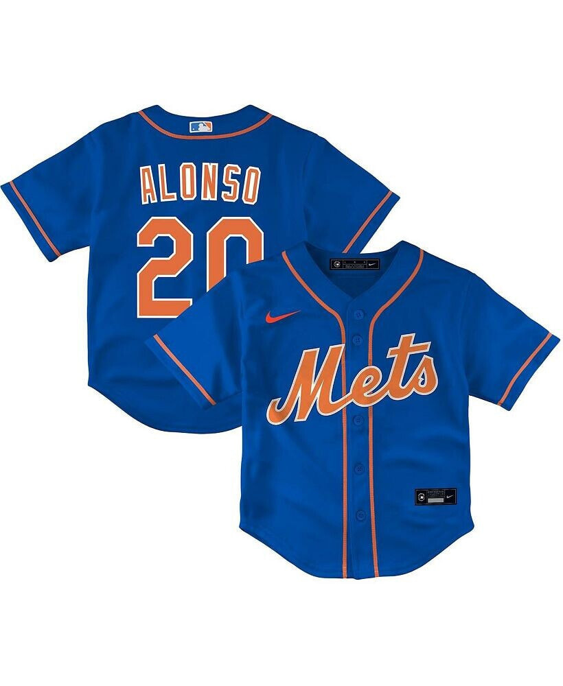 Nike boys and Girls Toddler Pete Alonso Royal New York Mets Alternate Replica Player Jersey