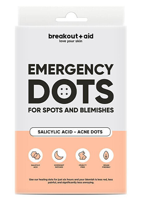 Acne patches with salicylic acid Emergency Dots 72 pcs