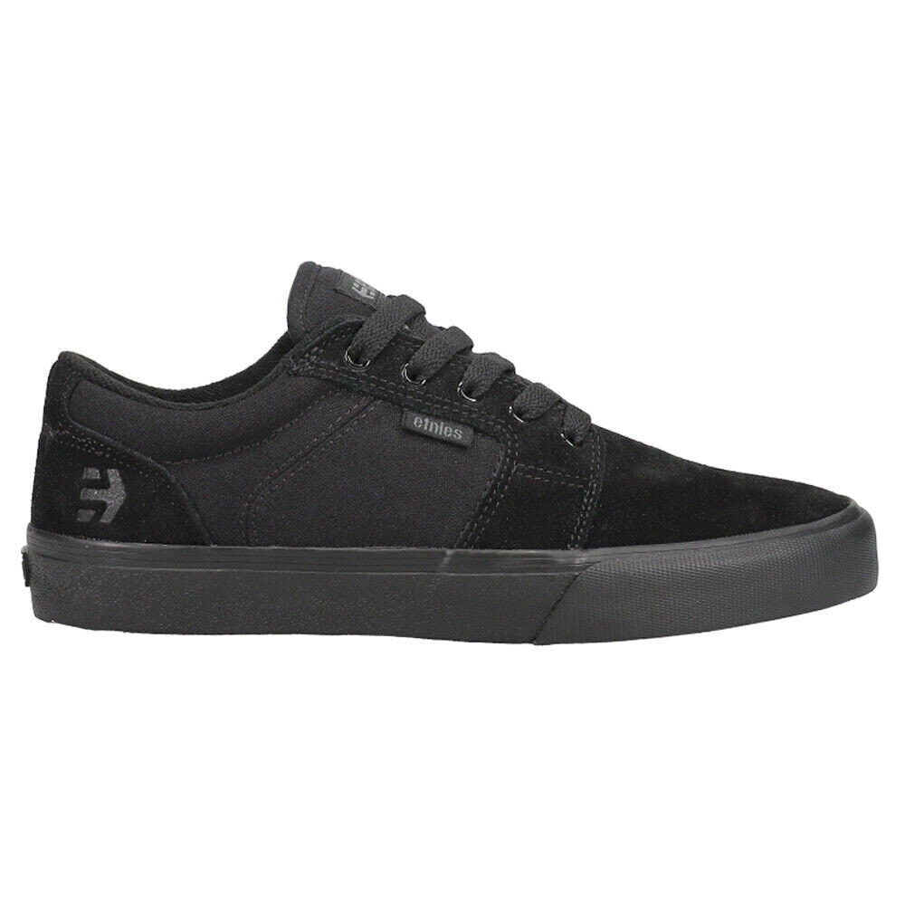 Etnies Barge Skate Mens Black Sneakers Casual Shoes 4101000351-004