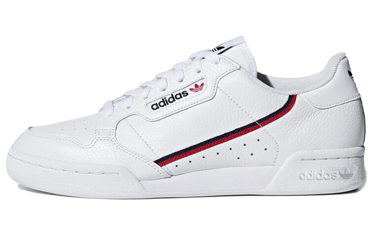 adidas originals Continental 80 条纹 板鞋 男女同款 白色 / Кроссовки Adidas originals Continental 80
