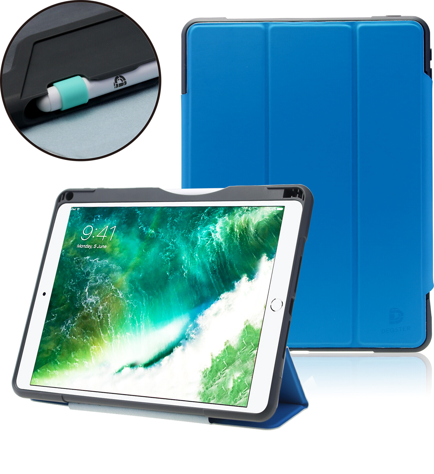 Rugged Case 2021#RQ1 Bright Azure EDU 10.2'' iPad
