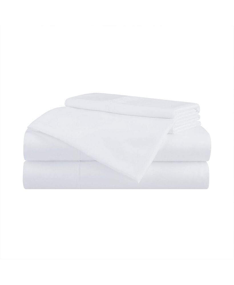 Aston and Arden eucalyptus Sheet Set, (Full Bed Size), 1 Flat Sheet, 1 Fitted Sheet, 2 Pillowcases, Ultra Soft Fabric, Breathable and Cooling, Eco-Friendly