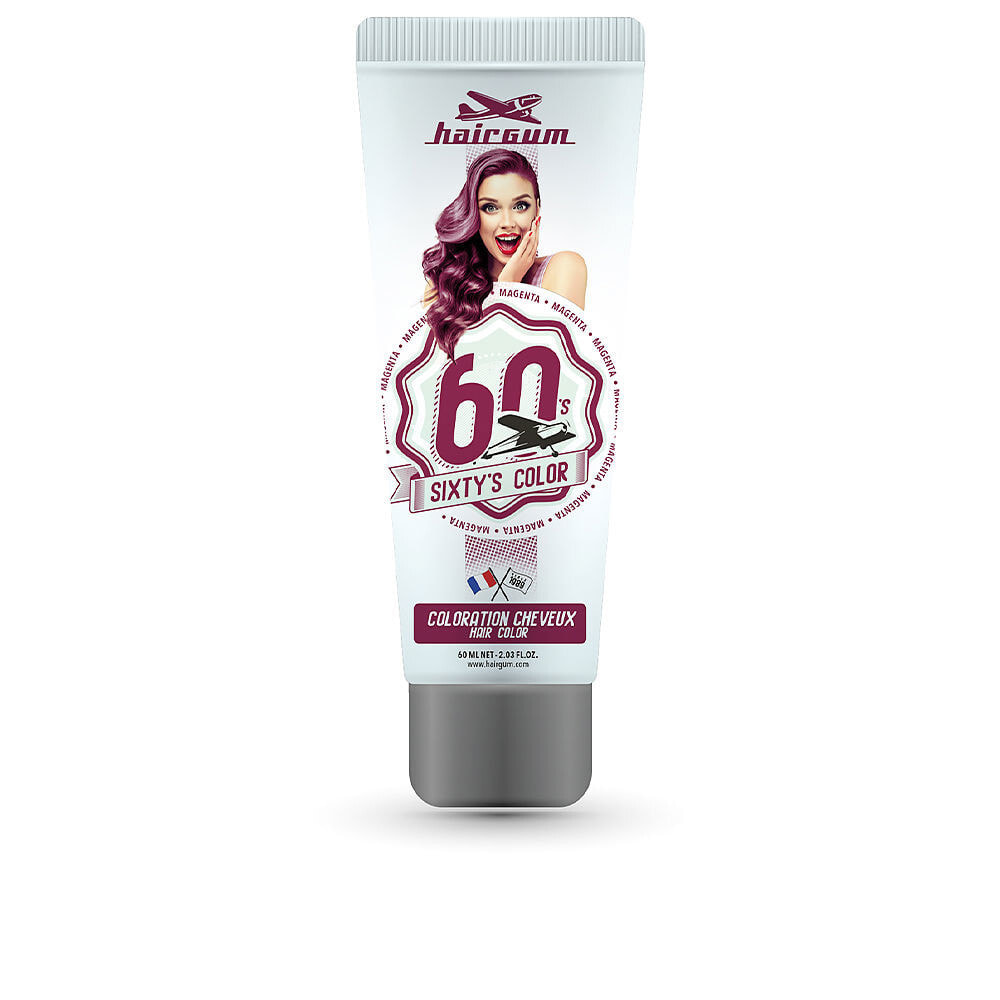 Краска для волос Hairgum SIXTY'S COLOR hair color #magenta