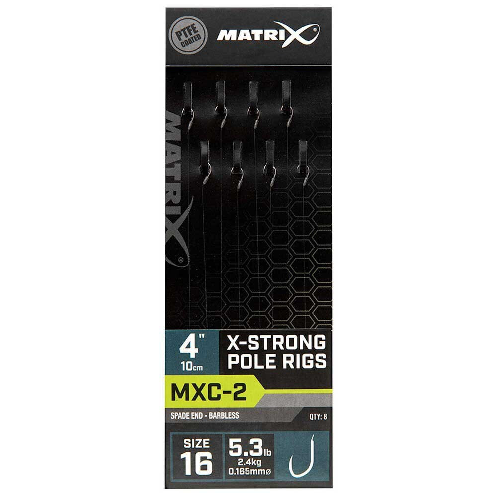 MATRIX FISHING MXC-2 16 X-Strong Pole Rig Leader грузила, крючки
