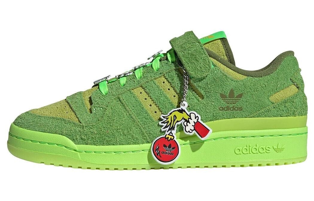 The Grinch x adidas originals FORUM 绿毛怪格林奇 潮流休闲 防滑耐磨 板鞋 男女同款 绿色 / Кроссовки The Grinch x Adidas originals FORUM HP6772