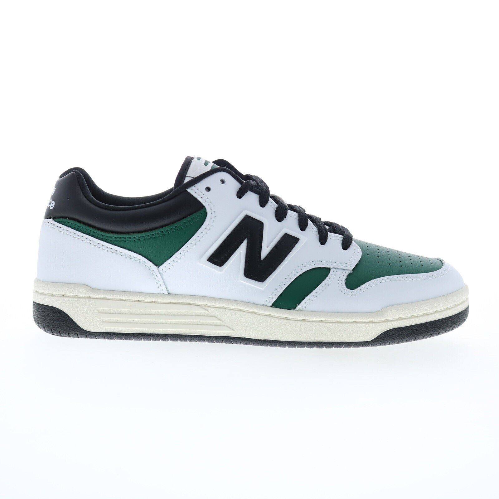 New Balance 480 BB480LTD Mens Green Leather Lifestyle Sneakers Shoes