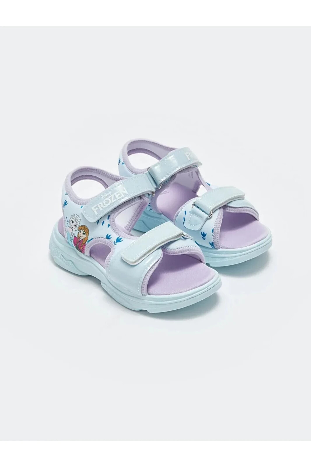 Lcw Steps Frozen Lisanslı Cırt Cırt Kız Çocuk Sandalet