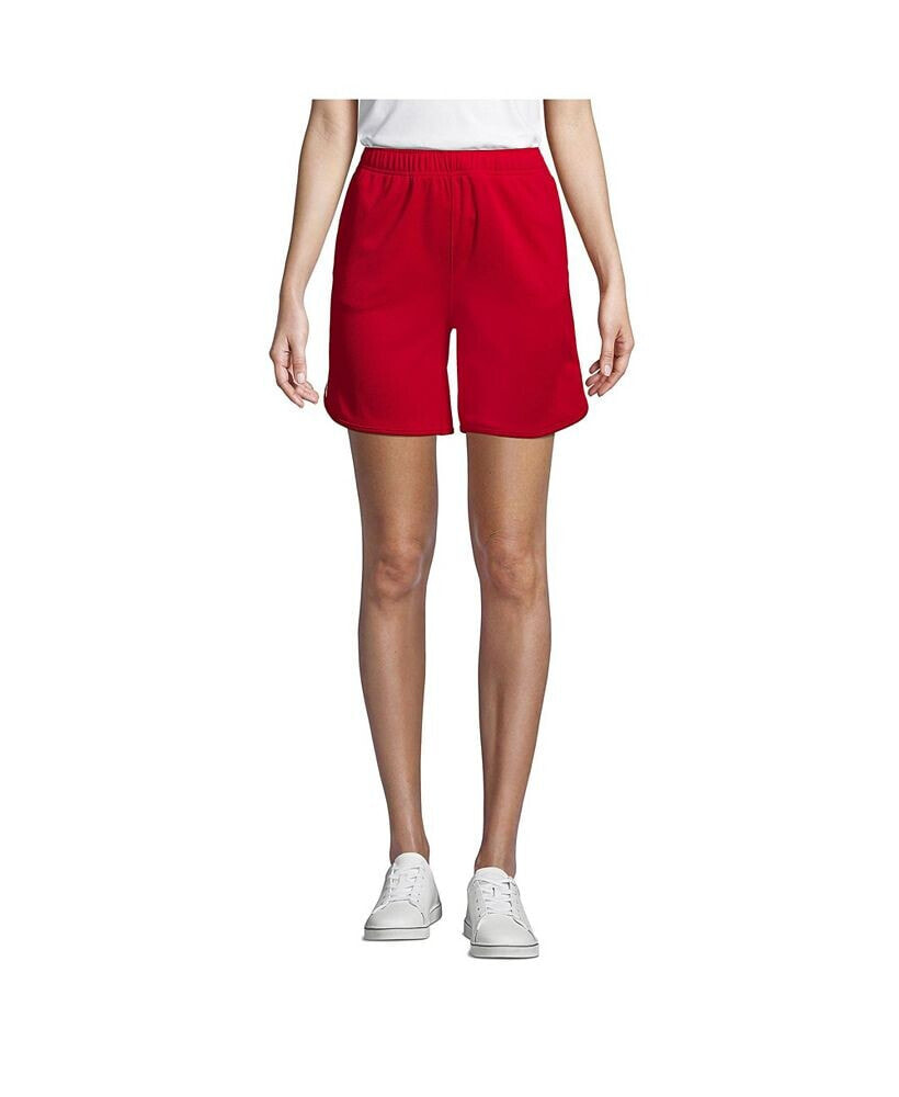 Lands' End school Uniform Women's Mesh Athletic Gym Shorts
