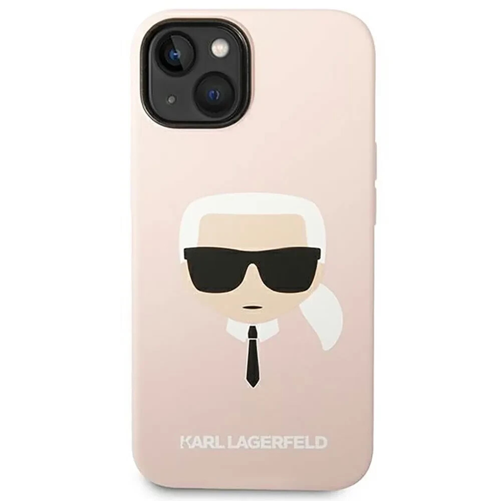 KARL LAGERFELD Klhmp14Mslkhlp iPhone 14 Plus15 Plus 6.7 Silicone Karl`S Head phone case