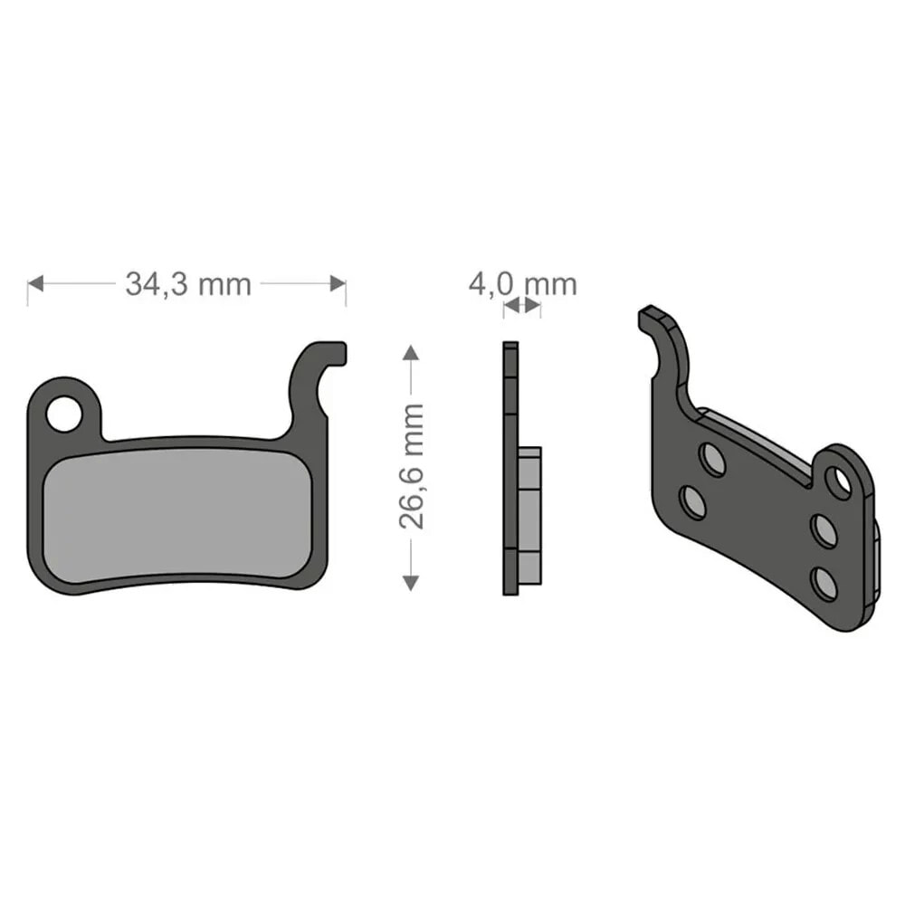 BRENTA CICLO Performance Tech XTR/SLX/Deore/Saint Shimano disc brake pads