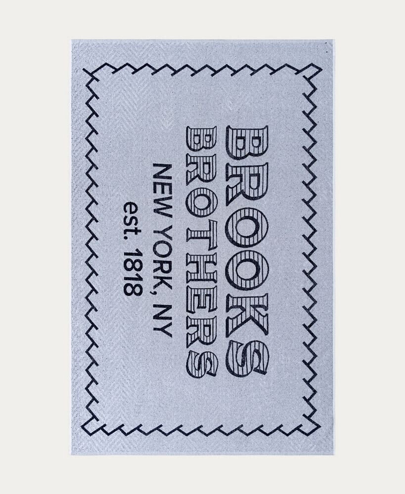 Brooks Brothers brooks Brothers BB Logo Turkish Cotton Beach Towel, 40