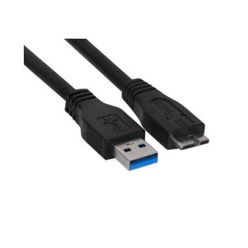 InLine 35410 USB кабель 1 m USB A Micro-USB B Черный