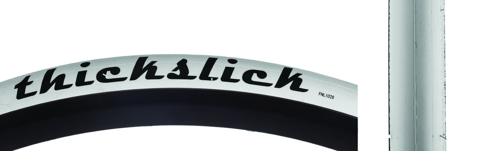 WTB ThickSlick Tire - 700 x 25, Clincher, Wire, White, Comp