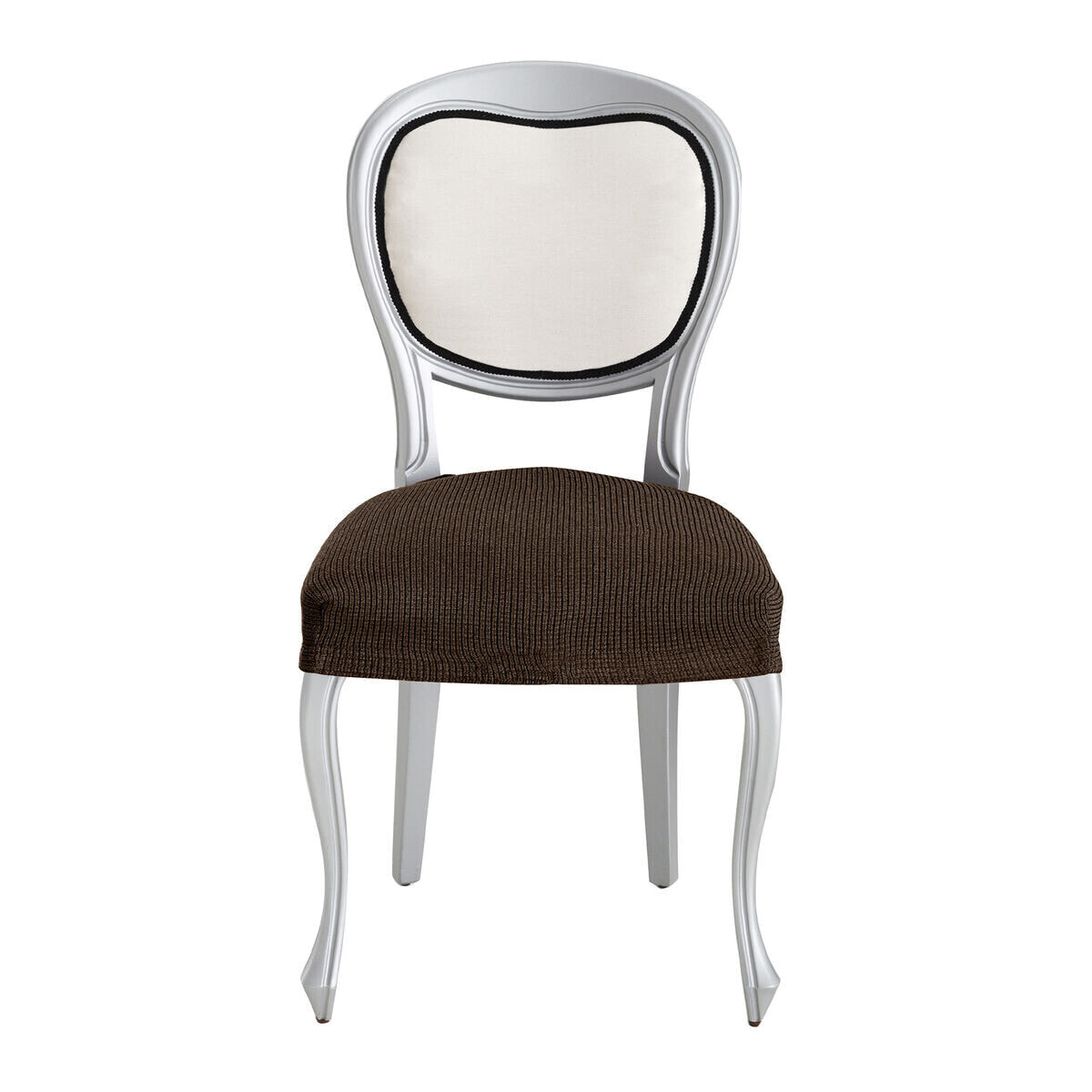 Chair Cover Eysa ULISES Brown 50 x 5 x 50 cm 2 Units