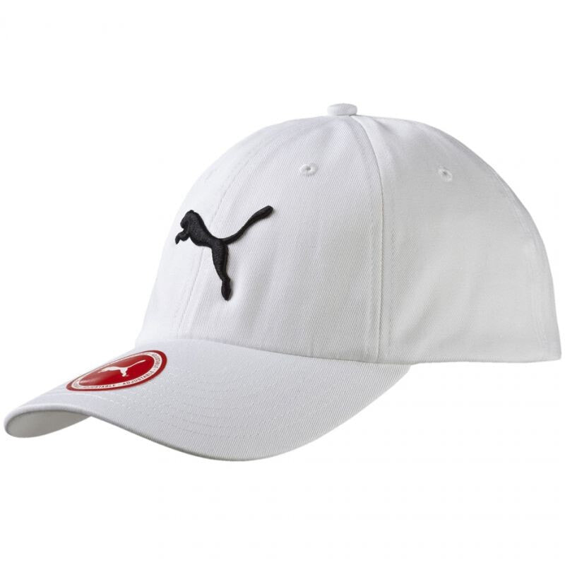 Мужская бейсболка белая с логотипом Cap Puma Essential Cap Big Cat 052919 02