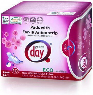 Gentle Day Ecological day sanitary pads with anion strip 10 pcs