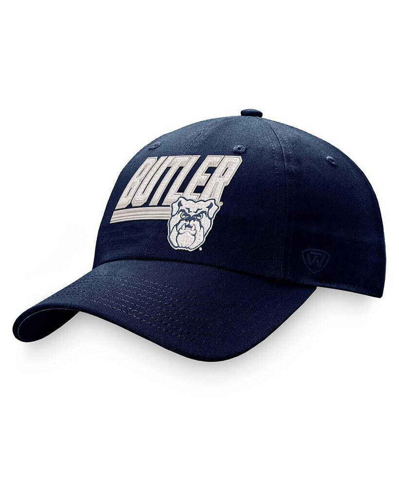 Top of the World men's Navy Butler Bulldogs Slice Adjustable Hat