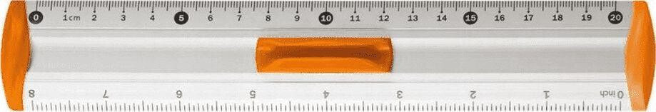 Тетис Линия 20 см алюминиевая помаранчева ТЕТИС, цена за 1 шт.