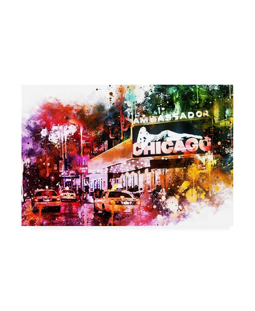 Trademark Global philippe Hugonnard NYC Watercolor Collection - Broadway Canvas Art - 27