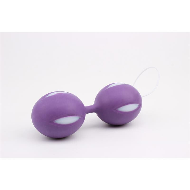 Анальные бусы или шарики CHISA Ben Wa Balls 10.3 cm Purple