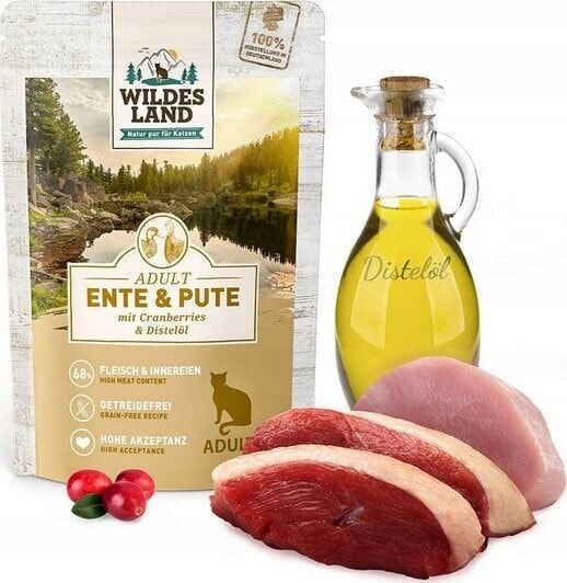 Wildes Land Wildes Land Cat Classic Adult Ente & Pute saszetka 100g