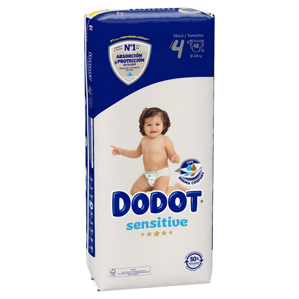 Dodot Sensitive Rn Size 2 88 Units Diapers