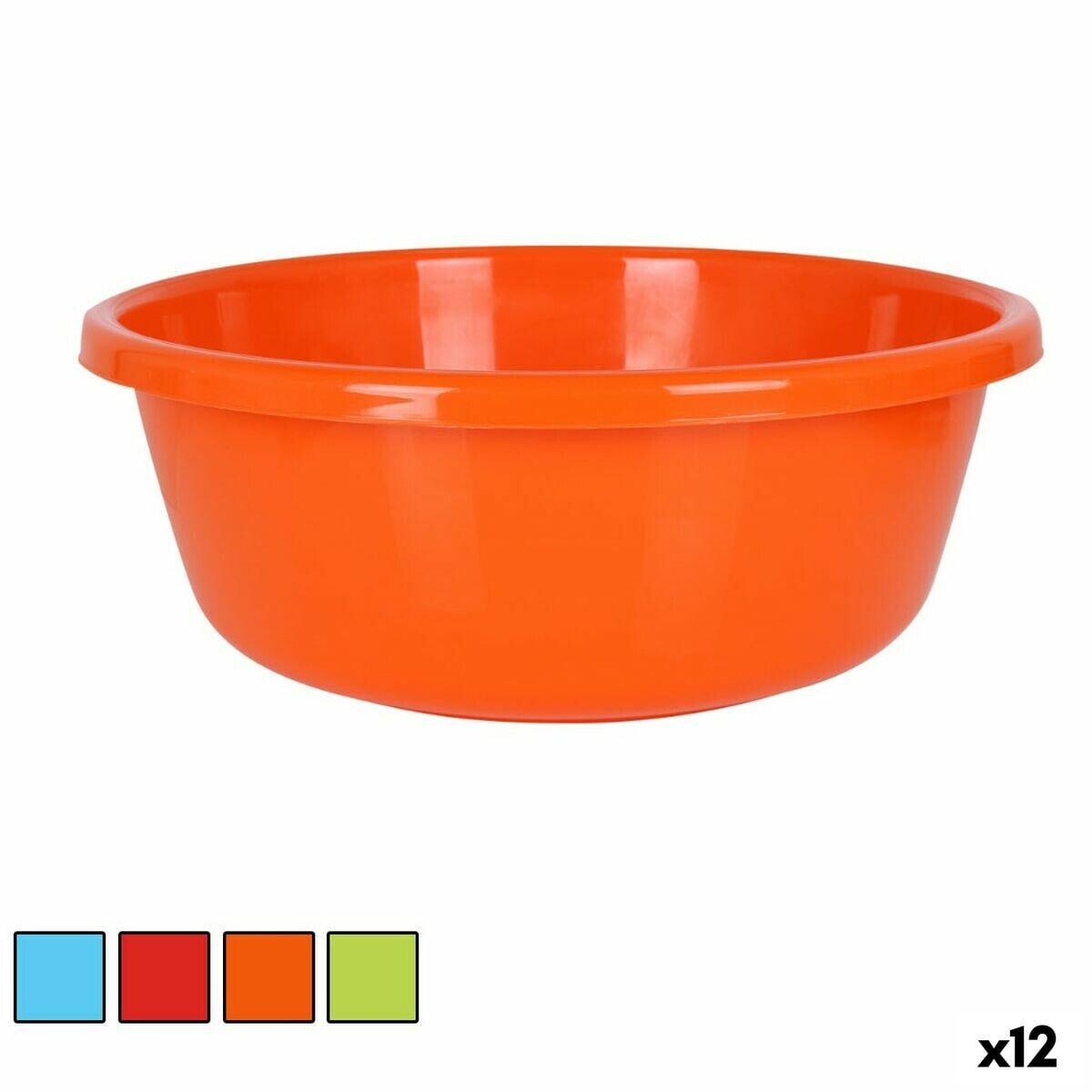 Washing-up Bowl Dem Colors Circular 10 L 36,5 x 36,5 x 14 cm (12 Units)