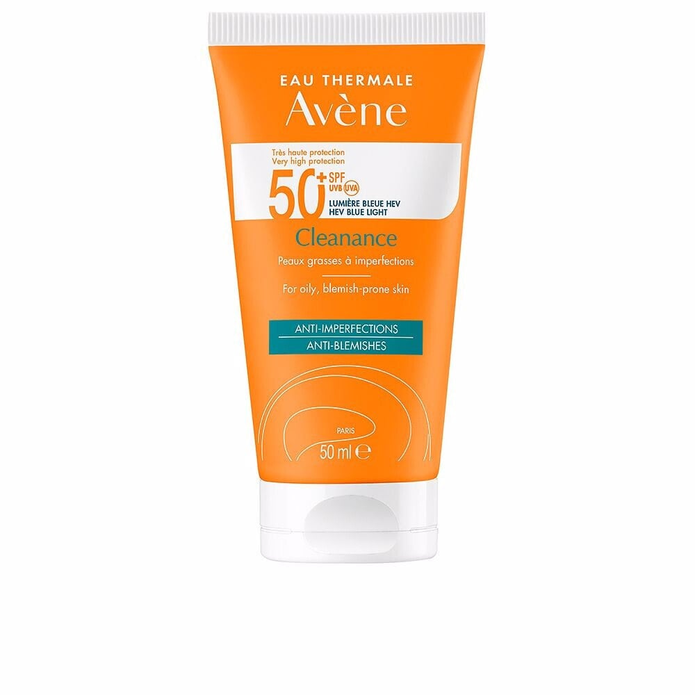 Средство для загара и защиты от солнца Avene CLEANANCE SOLAIRE crema matificante SPF50+ 50 ml