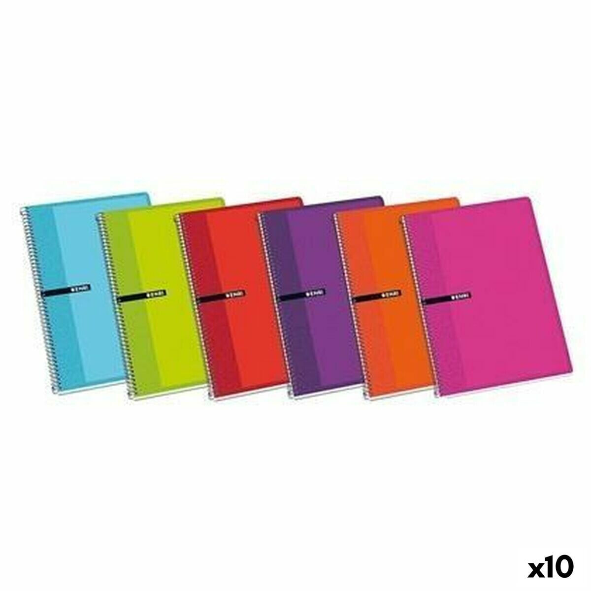 Notebook ENRI Soft cover 80 Sheets 21,5 x 15,5 cm (10 Units)