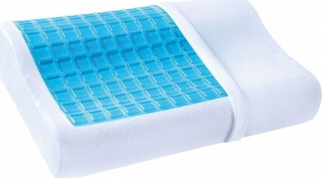 Oromed Orthopedic profiled pillow with OROMED ORO-RELAX GEL cooling gel insert