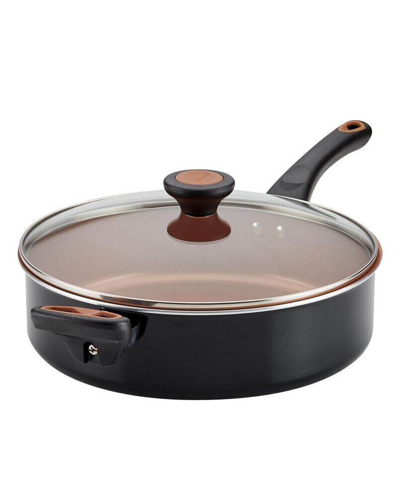 Farberware glide Copper Ceramic 4 Qt. Covered Sauté