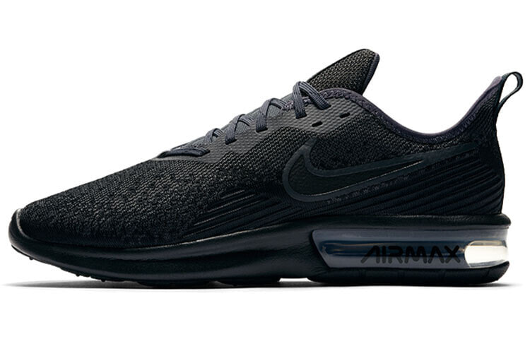 Nike Air Max Sequent 4 透气减震 低帮 跑步鞋 男款 黑色 / Кроссовки Nike Air Max Sequent 4 AO4485-002