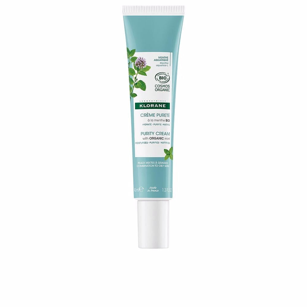 Средство для питания или увлажнения кожи лица Klorane MENTA BIO crema purificante 40 ml